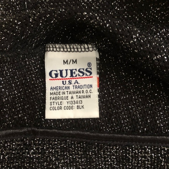 Guess Open Front Metallic Top size medium - Picture 4 of 7